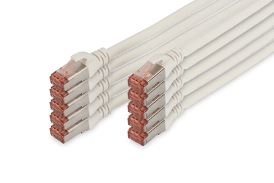 [DK-1644-050-WH-10] DIGITUS CAT 6 S/FTP Patchkabel, 10 Stück