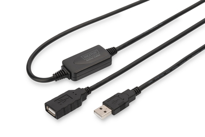 [DA-73100-1] DIGITUS Aktives USB 2.0  Verlängerungskabel, 10m