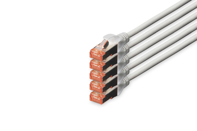 [DK-1644-150-5] DIGITUS CAT 6 S/FTP Patchkabel, 5 Stück