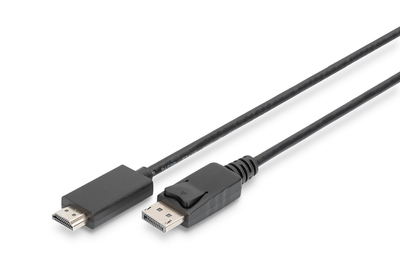 [AK-340303-030-S] DIGITUS DisplayPort Adapterkabel, DP - HDMI Typ A