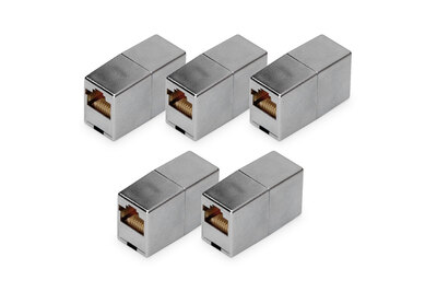 [DN-93901-5] DIGITUS CAT 5e, Klasse D, RJ45 Modulare Kupplung - 5 Stk.