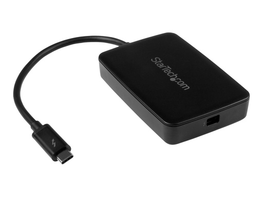 [TBT3TBTADAP] StarTech.com Thunderbolt 3 auf Thunderbolt 2 Adapter - TB3 Laptop auf TB2 Bildschirme/Geräte - Thunderbolt 1/2(10Gbit/s, 20Gbit/s) Konverter - TB3 zertifiziert - Schwarz - Windows/Mac (TBT3TBTADAP)