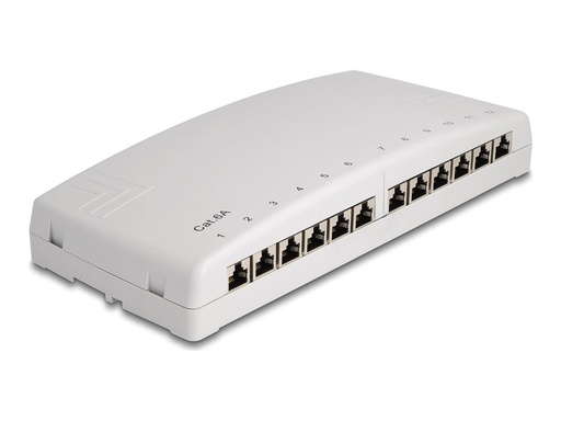 [88053] Delock Patch Panel - geeignet für Wandmontage, Montage unter Tisch