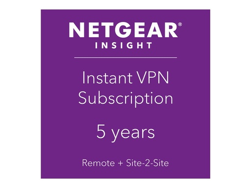 [NPVNY5L1-10000S] Netgear Insight Instant VPN - Abonnement-Lizenz (5 Jahre)