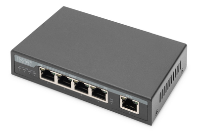 [DN-95128-1] DIGITUS 4-Port Gigabit 4PPoE Extender, 802.3at, 60 W