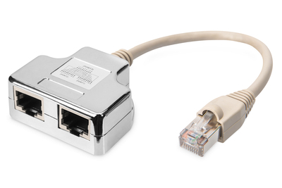 [AT-AG CX2] DIGITUS Patchkabel-Adapter, CAT 5e, geschirmt - 1:1