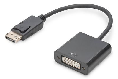 [DB-340414-001-S] DIGITUS Aktiver DisplayPort Adapter / Konverter, DP auf DVI