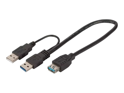 [DB-300140-003-S] DIGITUS USB-Kabel - USB Typ A (M) bis USB Typ A (W)