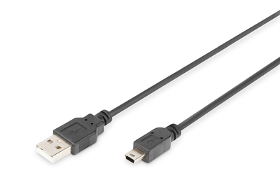 [DB-300130-010-S] DIGITUS USB 2.0 Anschlusskabel, Typ A auf Mini B