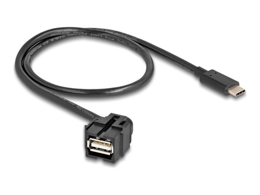 [88056] Delock USB-Kabel - USB-C (M) zu USB (W) angled