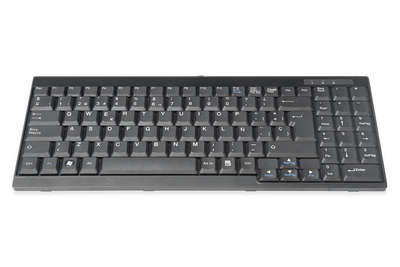 [DS-72000ES] DIGITUS Tastatur passend für DIGITUS TFT-Konsolen, spanisches Layout