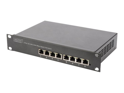 [DN-95317] DIGITUS Professional DN-95317 - Switch - unmanaged - 8 x 10/100/1000 (PoE)