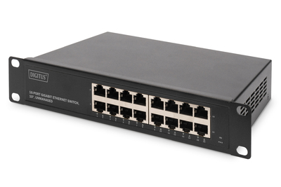 [DN-80115] DIGITUS 10" Gigabit 16-Port Unmanaged Switch