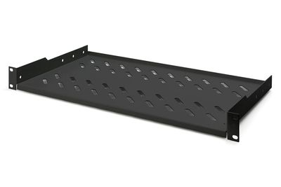 [DN-19 TRAY-1-SW] DIGITUS Fachboden zum Festeinbau in 483 mm (19&#34;)-Schränke