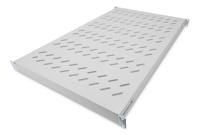 [DN-97648] DIGITUS Fachboden mit variablen Befestigungsschienen zum Festeinbau in 483 mm (19")-Schränke