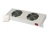 [DN-19 FAN-2-HO] DIGITUS Lüftereinheit zur variablen 483 mm (19")-Installation