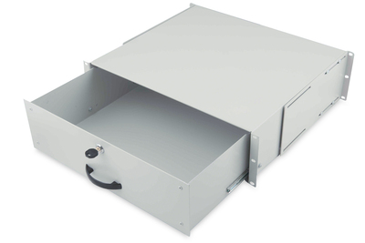 [DN-19 KEY-3U] DIGITUS Abschließbare Schublade für 482,6 mm (19") Netzwerk- und Serverschränke, 3HE