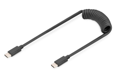 [AK-300431-006-S] DIGITUS USB-C - USB-C Spiralkabel, 1m