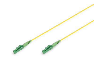 [DK-2933-03-APC-SX] DIGITUS Glasfaser-Simplex-Patchkabel, Singlemode, LC/APC - LC/APC, 3 m