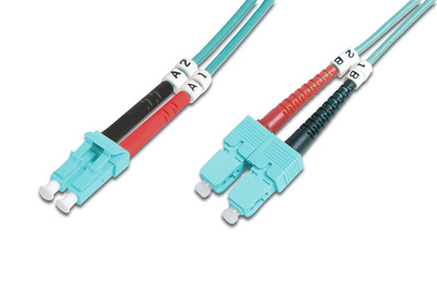 [DK-2532-01/3] DIGITUS LWL Multimode OM 3 Patchkabel, LC / SC