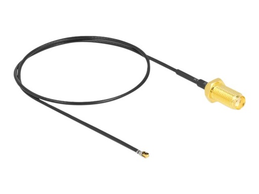 [12664] Delock Antennenkabel - SMA (W) Bulkhead zu MHF 4L LK (M)