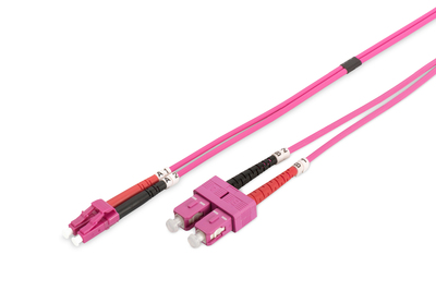 [DK-2532-10-4] DIGITUS LWL Multimode Patchkabel, OM4, LC / SC