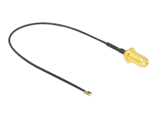 [12662] Delock Antennenkabel - SMA (W) Bulkhead zu MHF 4L LK (M)