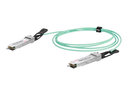 [DN-81625] DIGITUS 100GBase Direktanschlusskabel - QSFP28 zu QSFP28 - 5 m - Glasfaser - Duplex - SFF-8431/SFF-8432 - Active Optical Cable (AOC)