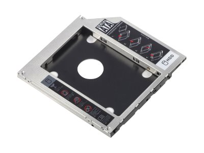[DA-71108] DIGITUS DA-71108 - Laufwerksschachtadapter - 5,25" Slim Line auf 2,5" (13,3 cm Slim Line auf 6,4 cm)