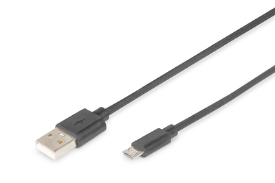 [AK-300127-018-S] DIGITUS USB-A  Micro-B Anschlusskabel, 1,8m