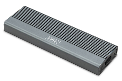 [DA-71154] DIGITUS USB M.2 Festplattengehäuse, SSD, extern, SATA, 6Gbps, USB 3.1 Gen2, Aluminium, werkzeugfrei