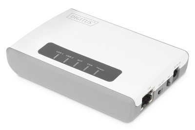 [DN-13024] DIGITUS 2-Port USB 2.0 Wireless Multifunktions-Netzwerk Server, 300 Mbps