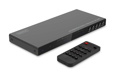 [DS-55345] DIGITUS 4x2 HDMI Matrix Switch / Multi-Viewer, 4K/30Hz