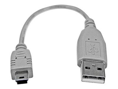 [USB2HABM6IN] StarTech.com 15 cm Mini USB 2.0 A auf Mini B Kabel - USB-Kabel - USB (M)