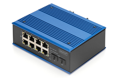 [DN-651150] DIGITUS Industrieller 8 +2-Port Gigabit  Ethernet Switch