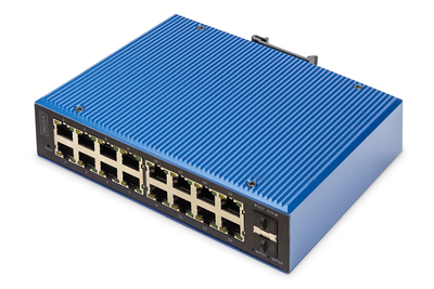[DN-651158] DIGITUS Industrieller 16+2-Port L2 managed Gigabit Ethernet Switch