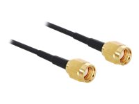 [88475] Delock Adapter RP-SMA Plug > RP-SMA Plug - Antennenkabel - RP-SMA (M)