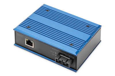 [DN-652102-1] DIGITUS Industrieller Gigabit Medienkonverter RJ45, SC 20 km