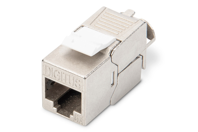 [DN-93615] DIGITUS CAT 6A Keystone Modul, geschirmt, werkzeugfreier Montageanschluss