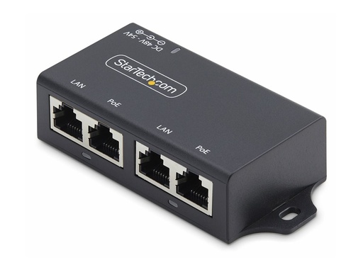 [AF221CE-POE-INJECTOR] StarTech.com 2-Port Gigabit PoE+ Injector, PoE/PoE+ (802.3af/802.3at)