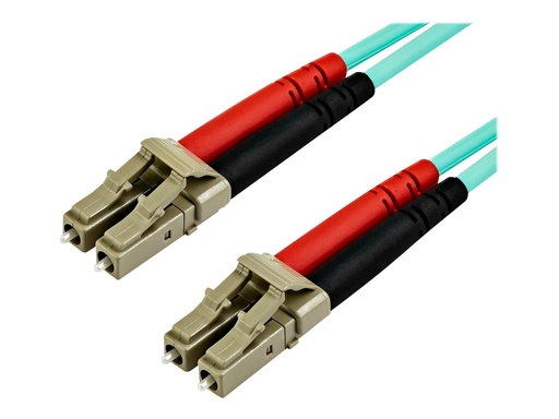 [450FBLCLC15] StarTech.com 15 m LC auf LC OM4 Multimode Glasfaserkabel, LWL Patchkabel - Patch-Kabel - LC Multi-Mode (M)