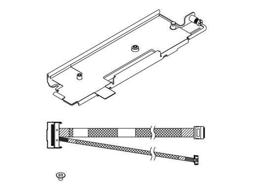 [4XF7A93021] Lenovo RAID-Controller Trägersystem und Kabelkit