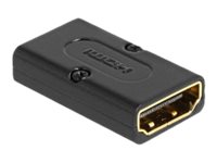 [60019] Delock HDMI-Adapter mit Ethernet - HDMI männlich zu HDMI weiblich - Schwarz - 8K60Hz (7680 x 4320)