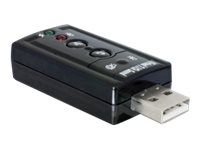 [63926] Delock Soundkarte - 24-Bit - 96 kHz - 7.1 - USB 2.0
