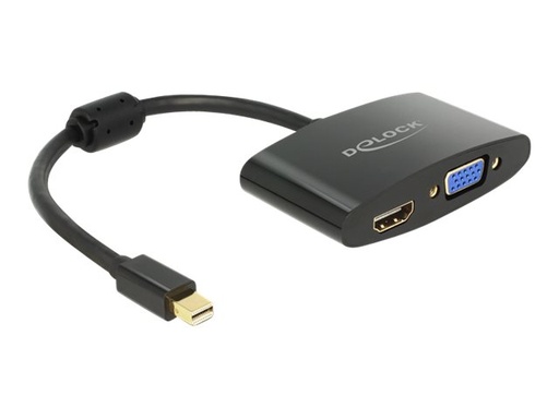 [65553] Delock Videoadapter - DisplayPort (M) zu HD-15 (VGA)