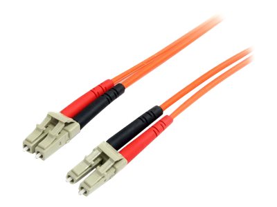 [FIBLCLC2] StarTech.com 2m Fiber Optic Cable - Multimode Duplex 62.5/125 - LSZH - LC/LC - OM1 - LC to LC Fiber Patch Cable (FIBLCLC2)