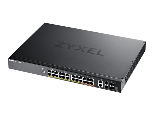 [XGS2220-30HP-EU0101F] ZyXEL XGS2220 Series XGS2220-30HP - Switch - 24-Port GbE L3 Access, NebulaFLEX Cloud, mit 6 10G Uplink - managed - 16 x 10/100/1000 (PoE+)