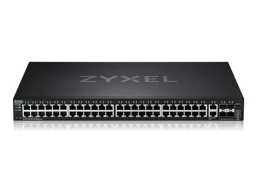 [XGS2220-54-EU0101F] ZyXEL XGS2220 Series XGS2220-54 - Switch - L3-Zugang, NebulaFLEX Cloud - managed - 48 x Gigabit Ethernet + 6 x 10 Gigabit (Uplink)