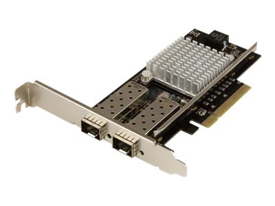[PEX20000SFPI] StarTech.com 10G Network Card - 2x 10G Open SFP+ Multimode LC Fiber Connector - Intel 82599 Chip - Gigabit Ethernet Card (PEX20000SFPI)