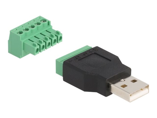 [65971] Delock USB-Adapter - 5-poliger Anschlussblock zu USB (M)
